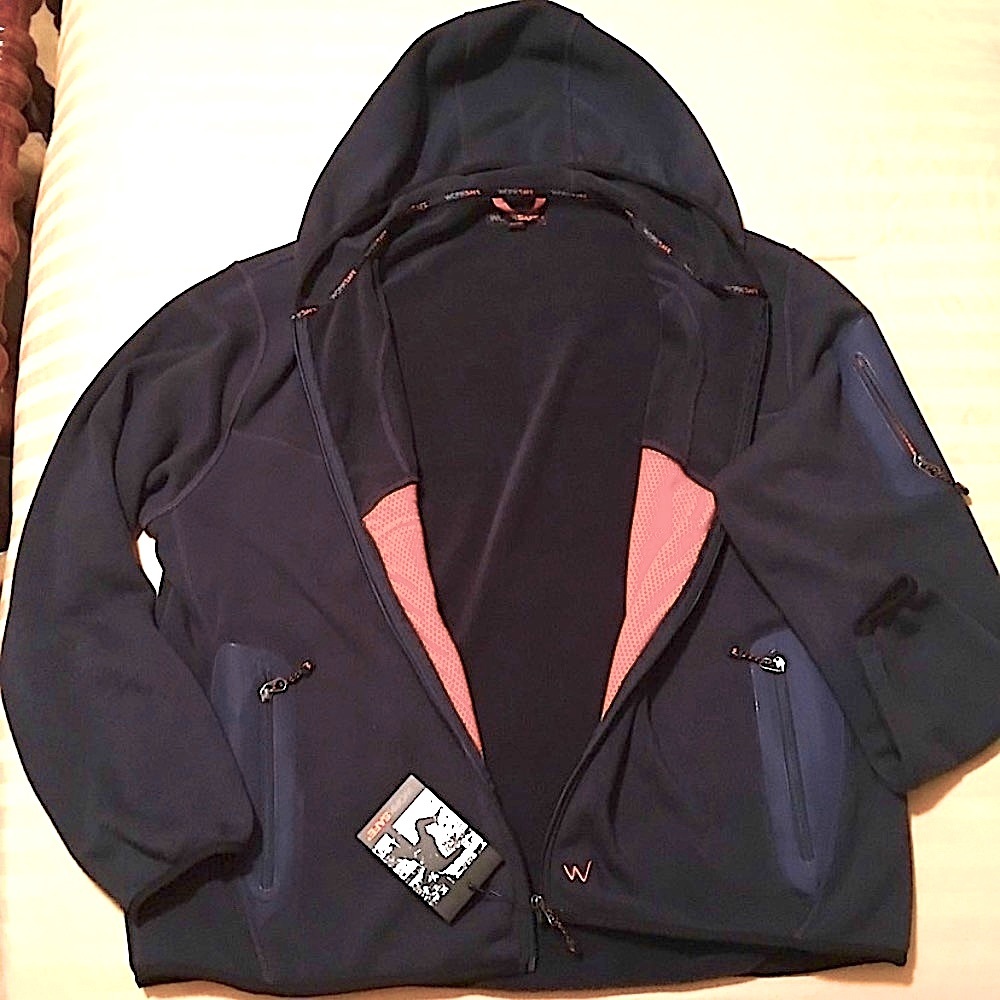 Men’s WORKSAFE Hooded Jacket Navy • NWT